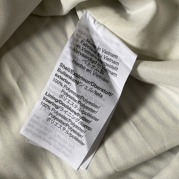 NWT J. Crew Factory Striped Scalloped Cami Top, size 00 - Picture 5 of 5